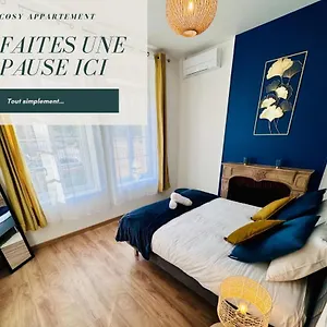 Appartement Chaleureux T2 Proche Gare, Bourgoin-Jallieu